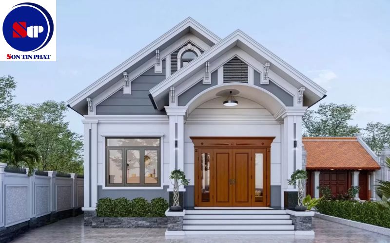 Nhà mái Thái 1 tầng 5x20