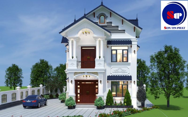 Nhà mái Thái 2 tầng 5x20 có sân vườn