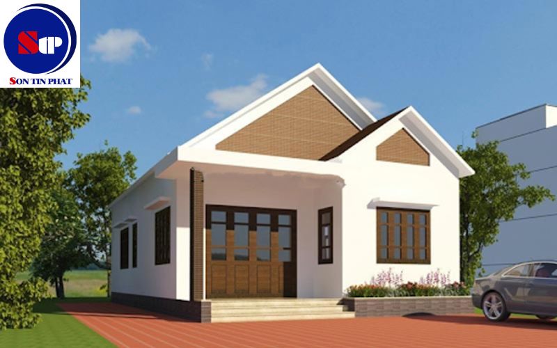 Mẫu nhà cấp 4 mái Thái hiện đại