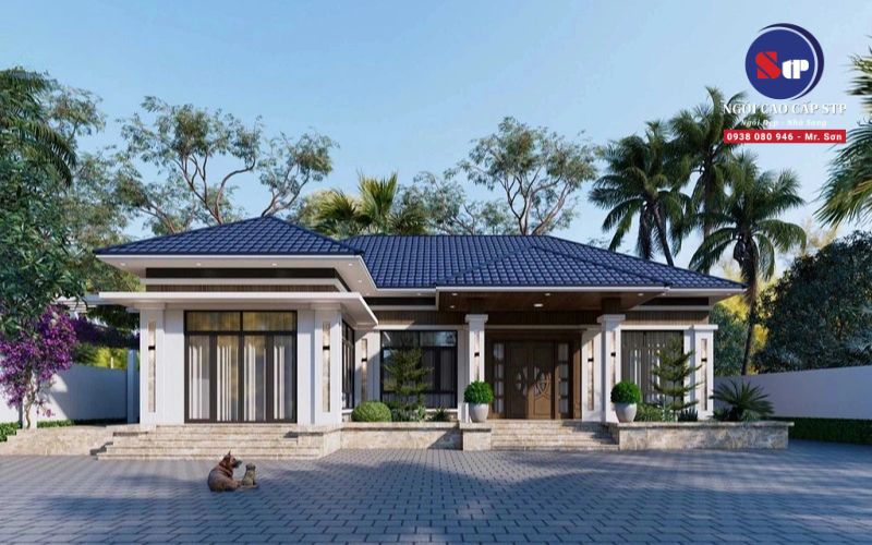 Nhà cấp 4 mái ngói Nhật