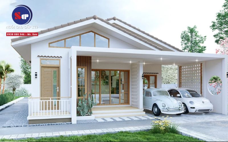 Kinh nghiệm thiết kế và thi công nhà mái ngói 1 tầng