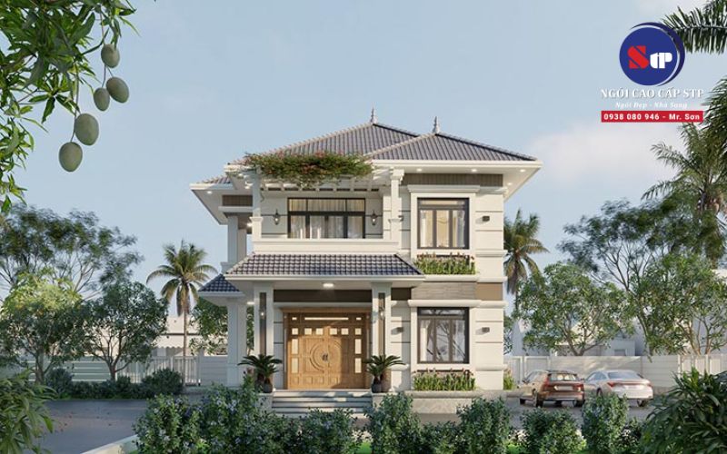 Biệt thự sân vườn 2 tầng