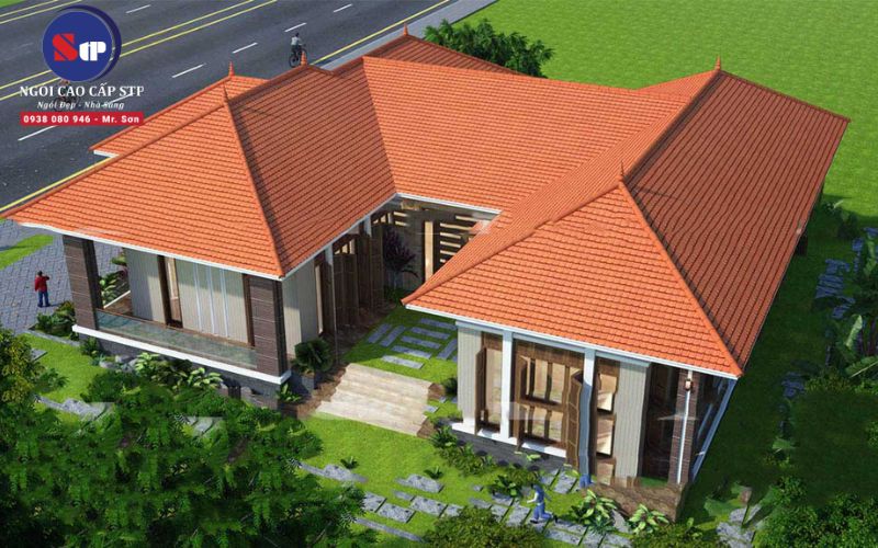 Nhà cấp 4 chữ U