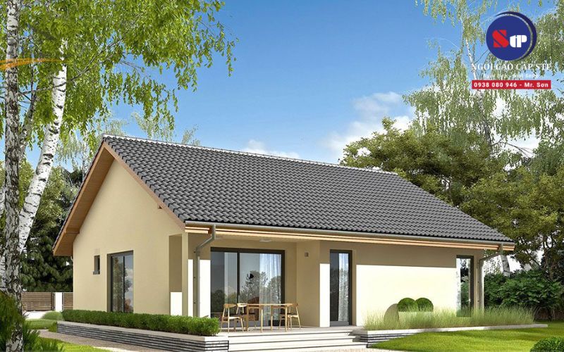 Chi phí xây dựng nhà mái ngói cấp 4 truyền thống