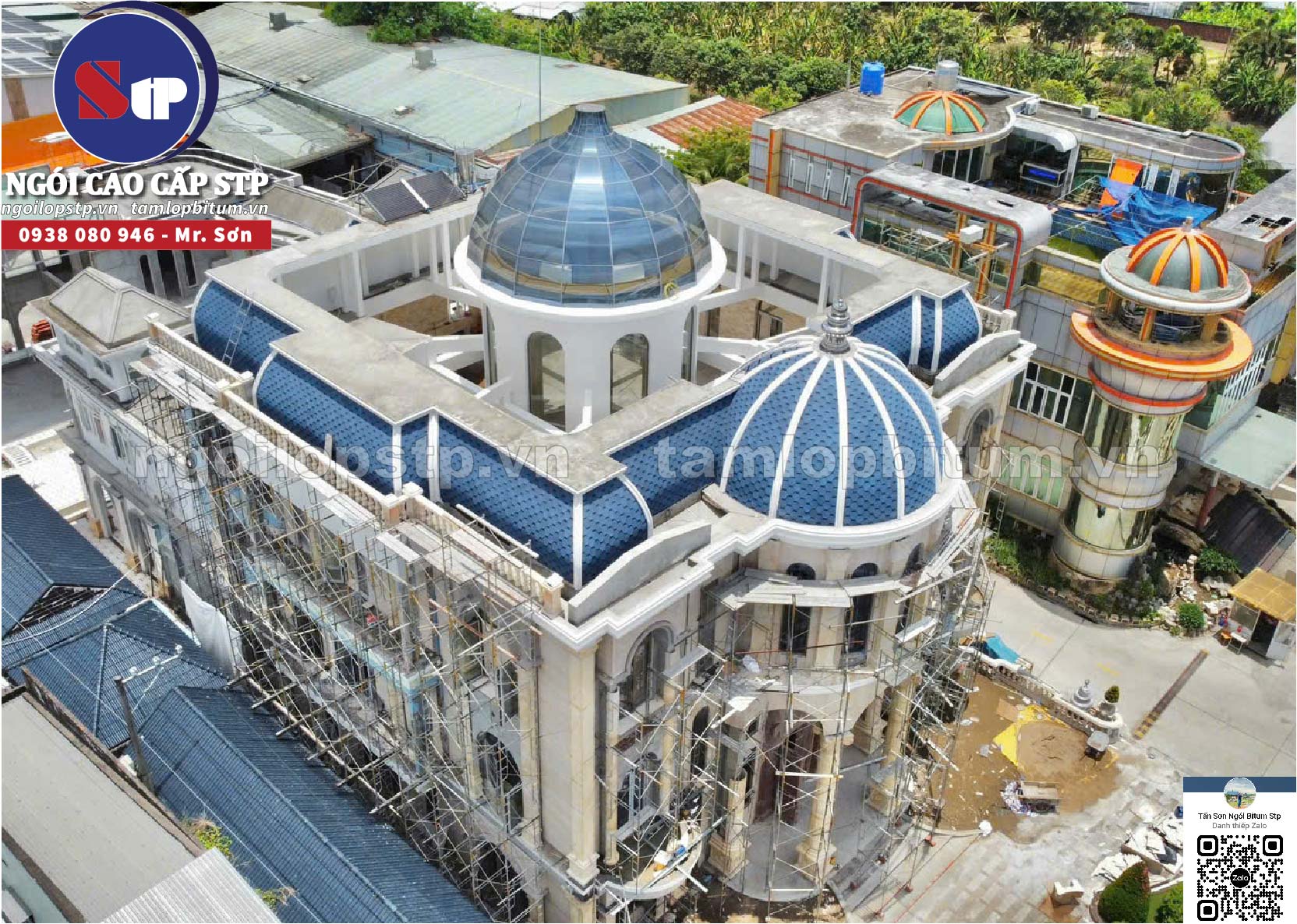 Ngói bitum STP - Tân Huê Viên - Sóc Trăng