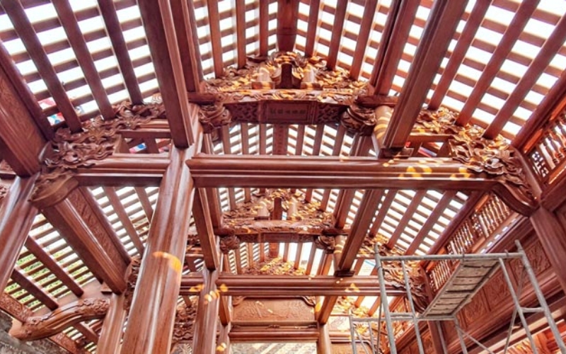 Hướng dẫn cách lợp ngói màn chữ thọ chi tiết