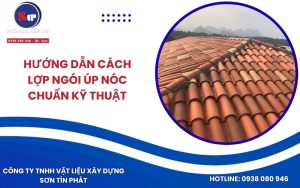 Cách lợp ngói úp nóc