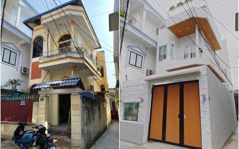 Phong cách cải tạo mặt tiền nhà phố được ưa chuộng