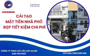 Cải tạo mặt tiền nhà phố