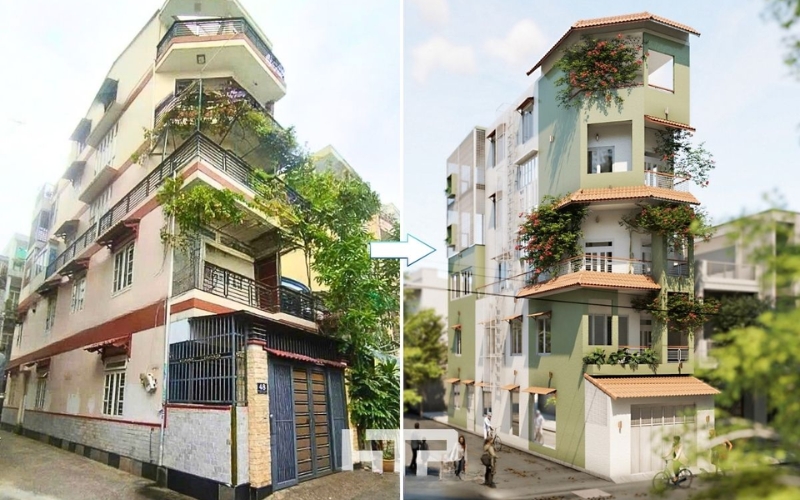 Các hạng mục cải tạo mặt tiền nhà phố