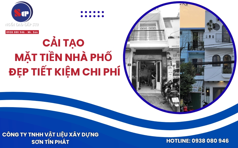 Cải tạo mặt tiền nhà phố