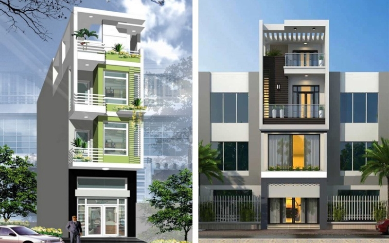Mẫu nhà 3 tầng 50m2 đẹp