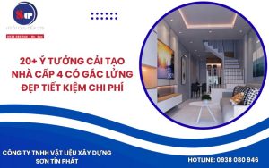 20+ Ý Tưởng Cải Tạo Nhà Cấp 4 Có Gác Lửng Đẹp Tiết Kiệm Chi Phí