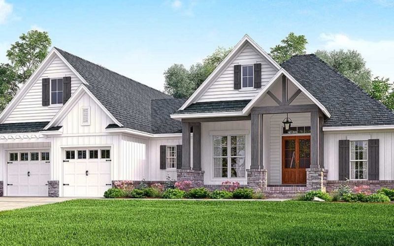 Nhà Cấp 4 Gác Lửng Phong Cách Bắc Âu