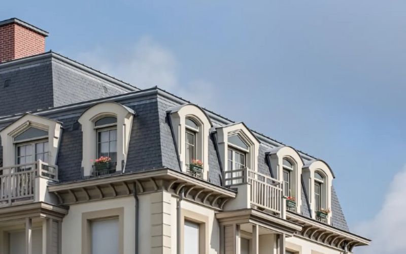Mái Mansard kiểu châu Âu
