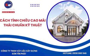 Cách Tính Chiều Cao Mái Thái