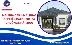 Mái Nhà Cấp 4 Mái Nhật Đẹp Hiện Đại Được Ưa Chuộng Nhất 2026