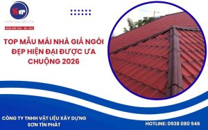 Top Mẫu Mái Nhà Giả Ngói Đẹp Hiện Đại Được Ưa Chuộng 2026