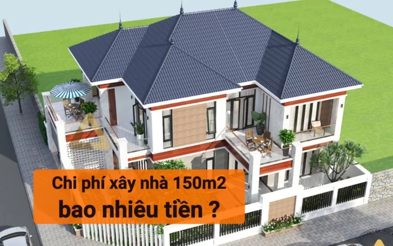 Xây Nhà 2 Tầng 150m2 Hết Bao Nhiêu Tiền?