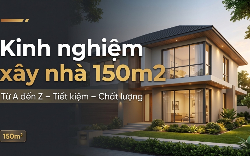 Kinh Nghiệm Xây Nhà 2 Tầng 150m2 Tiết Kiệm Chi Phí