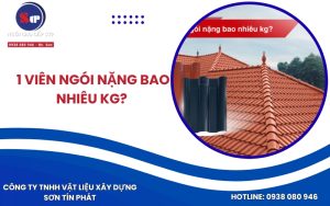 1 viên ngói nặng bao nhiêu kg