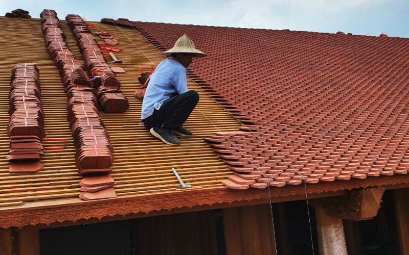 Quy trình lợp ngói nhà cổ đúng kỹ thuật